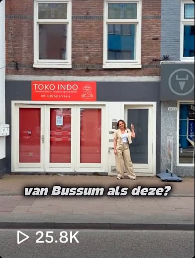Woningvideo van Kim in Bussum met 25,8K weergaven op social media